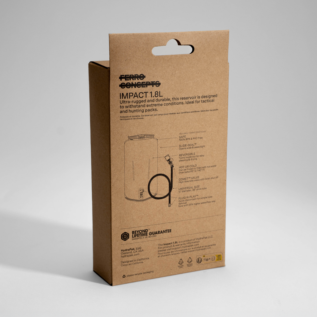 Ferro x Hydrapak 1.8L Reservoir – FERRO CONCEPTS