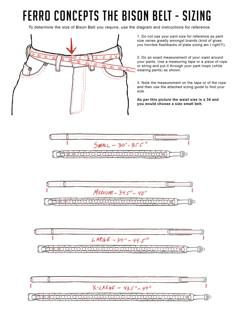 FERRO Concepts strle The Bison Belt Mサイズ The Bison Belt – FERRO CONCEPTS